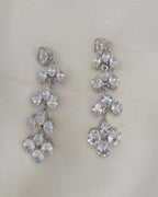 Celeste Cascade Crystal Earrings - Slayshine