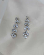 Celeste Cascade Crystal Earrings - Slayshine