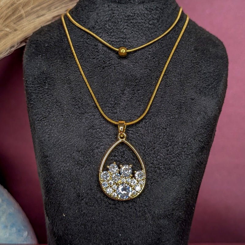 Crystal Haven Teardrop Pendant - Slayshine