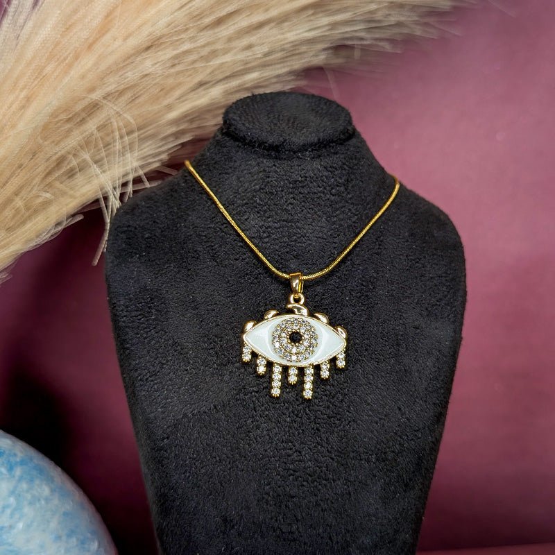 Crystal Lash Eye Necklace - Slayshine