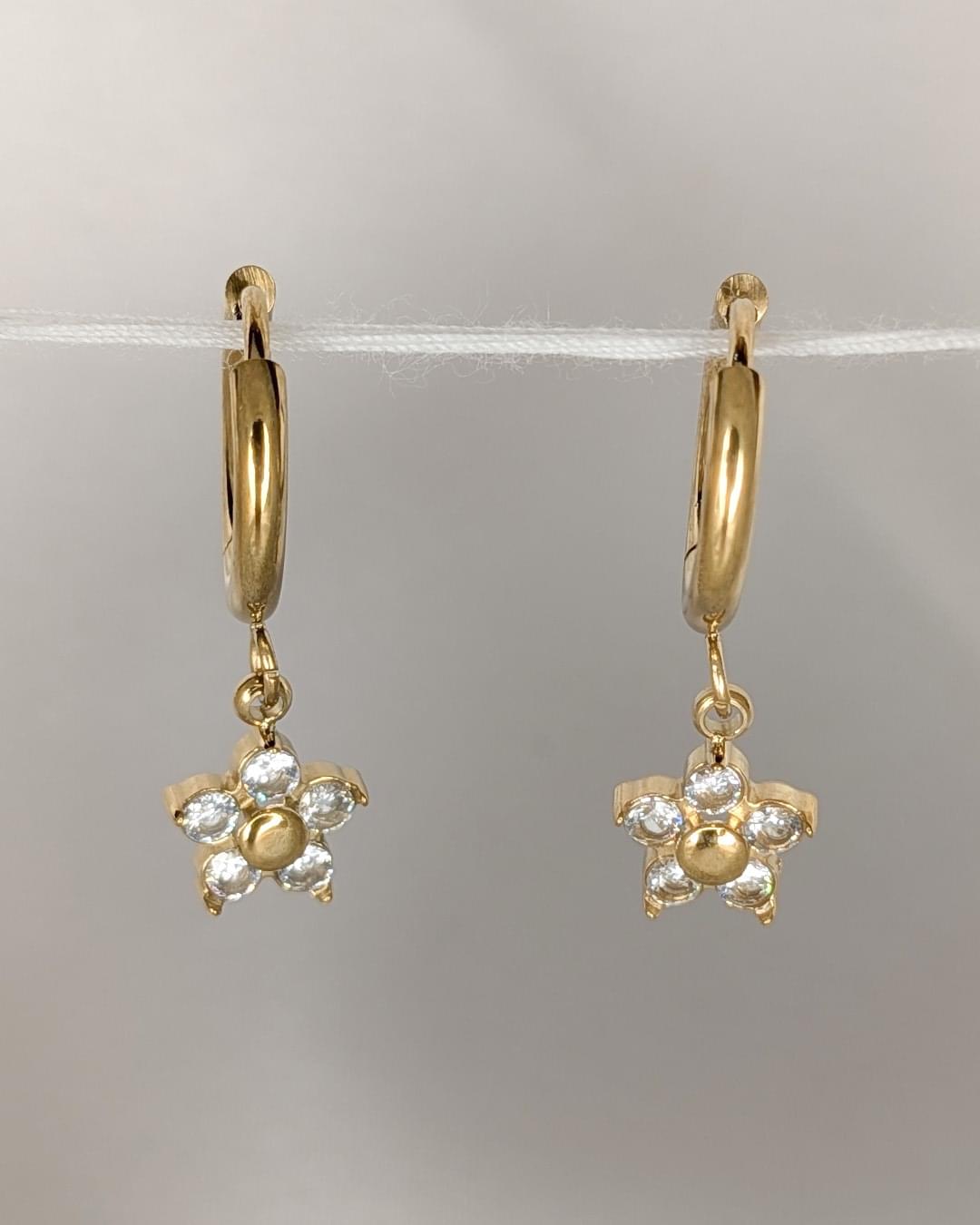 Daisy Spark Drop Earrings - Slayshine