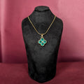 Emerald Fortune Clover Pendant - Slayshine