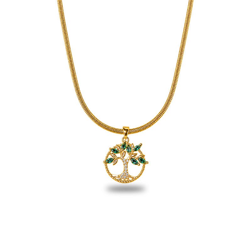 Emerald "Tree of Life" Pendant - Slayshine