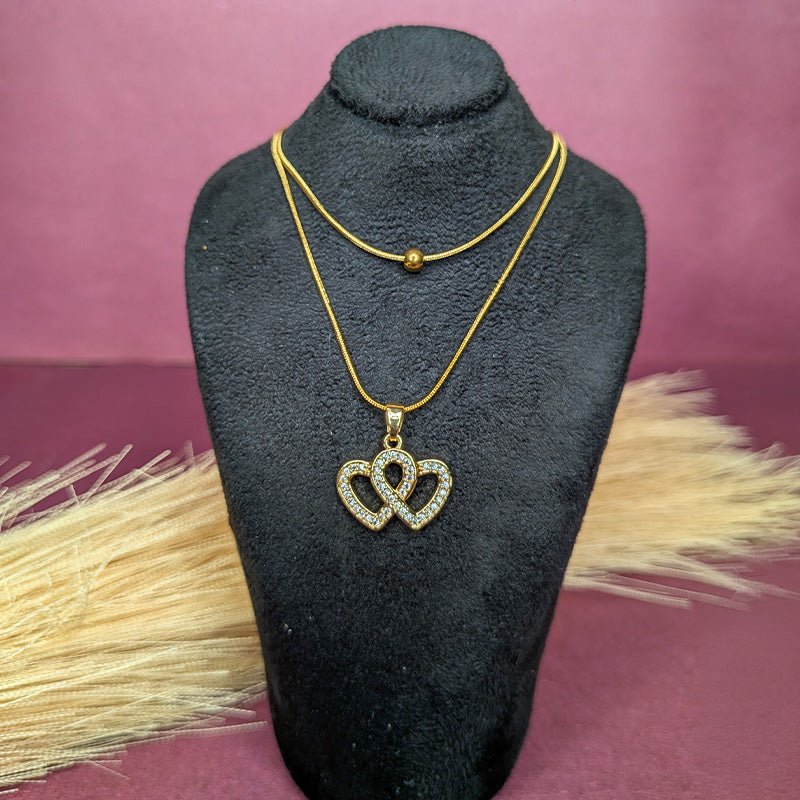 Eternal Embrace Twin Heart Pendant - Slayshine