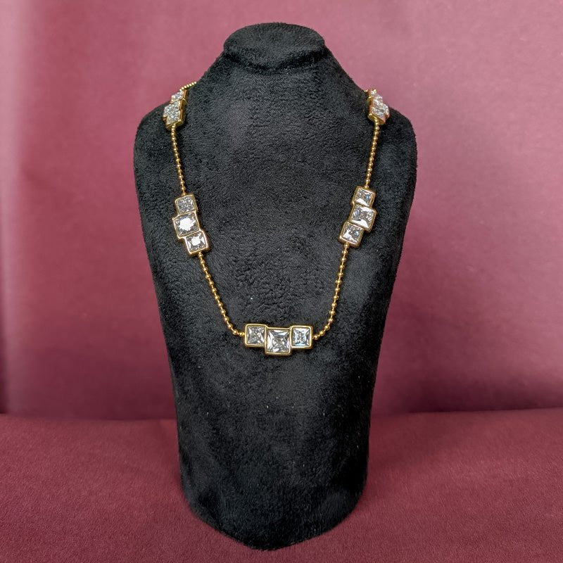 Geometric Station Necklace - Slayshine