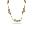 Geometric Station Necklace - Slayshine