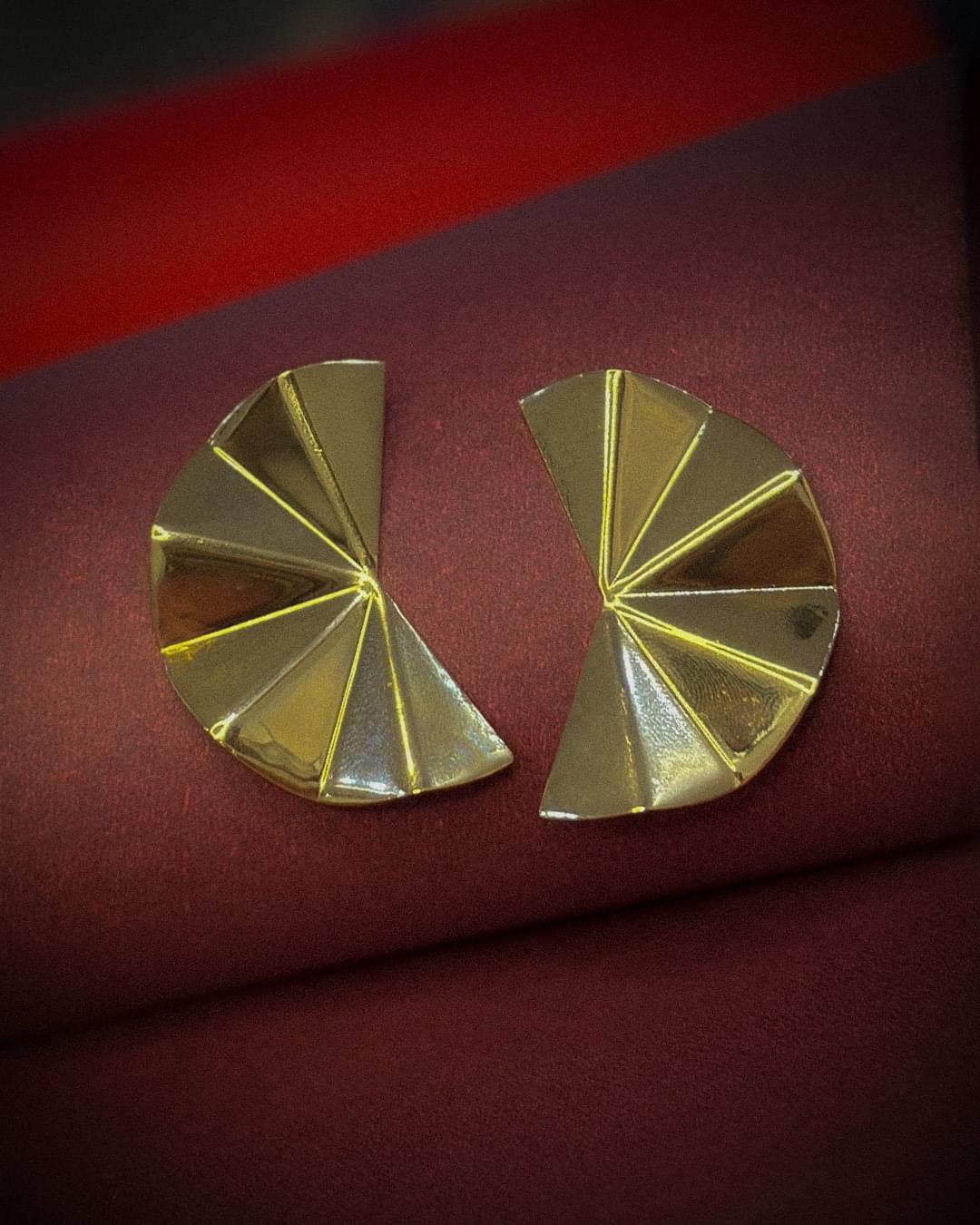 Golden Eclipse Earrings - Slayshine