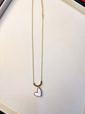 Golden Heart Charm Necklace - Slayshine