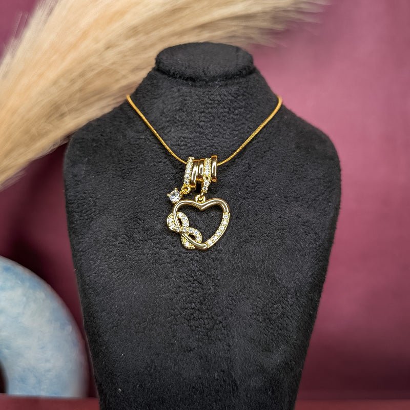 Infinite Sparkle Heart Pendant - Slayshine