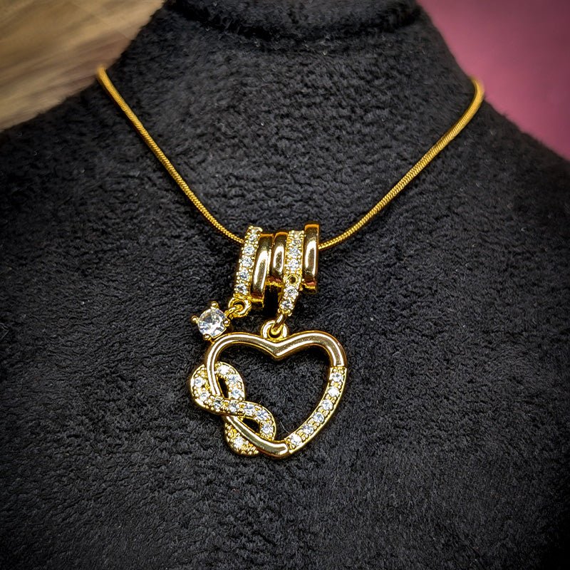 Infinite Sparkle Heart Pendant - Slayshine