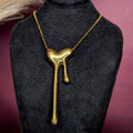 ✨ Molten Drip Heart Necklace ✨ - Slayshine