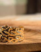 Molten Gold Cuff Bracelet - Slayshine