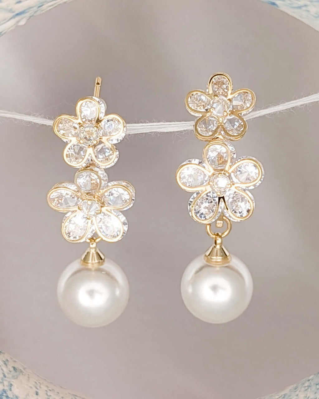 Pearl Blossom Luxe Earrings - Slayshine