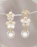 Pearl Blossom Luxe Earrings - Slayshine
