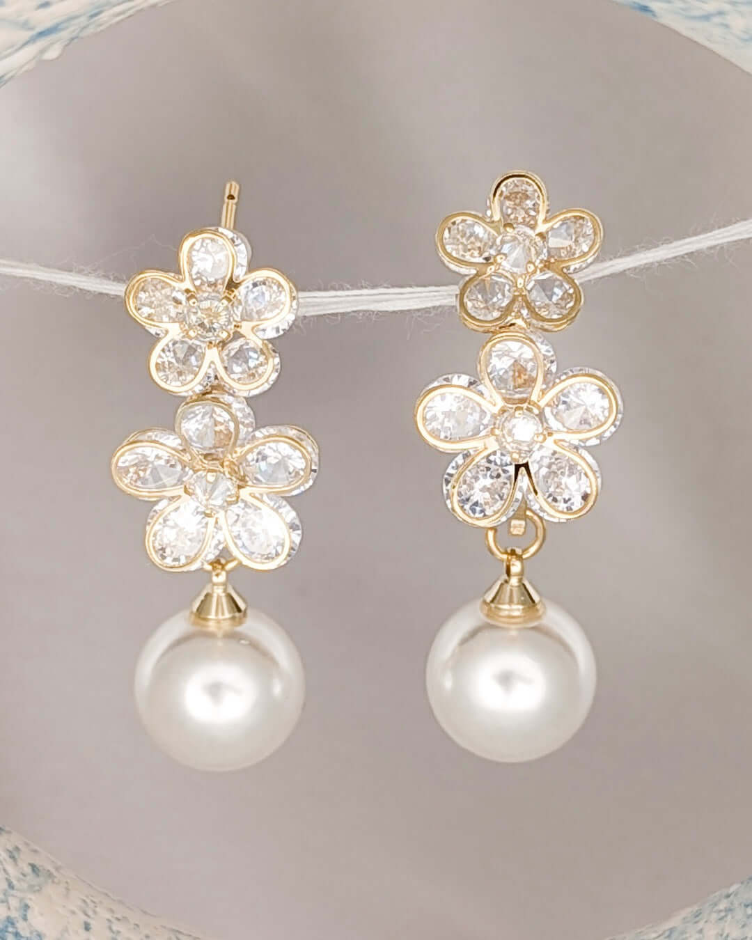 Pearl Blossom Luxe Earrings - Slayshine
