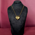 Puffy Heart Pendant Necklace - Slayshine