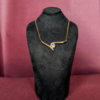 Swirl Solitaire Necklace - Slayshine